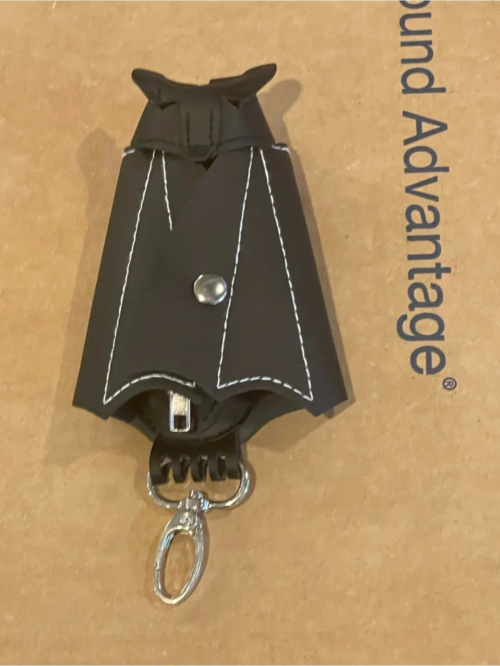 🆕 Vegan Leather - Spooky - Bat Wing - Coin - Belt Pouch - Keychain - Bag Charm